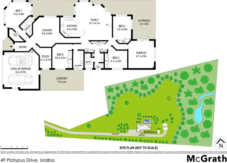 Floorplan of Homely house listing, 49 Platypus Drive, Uralba NSW 2477