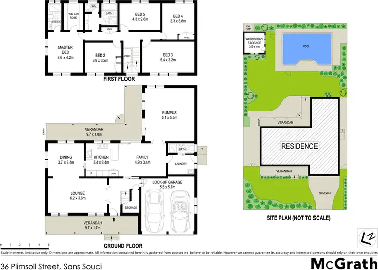 Floorplan of Homely house listing, 36 Plimsoll Street, Sans Souci NSW 2219