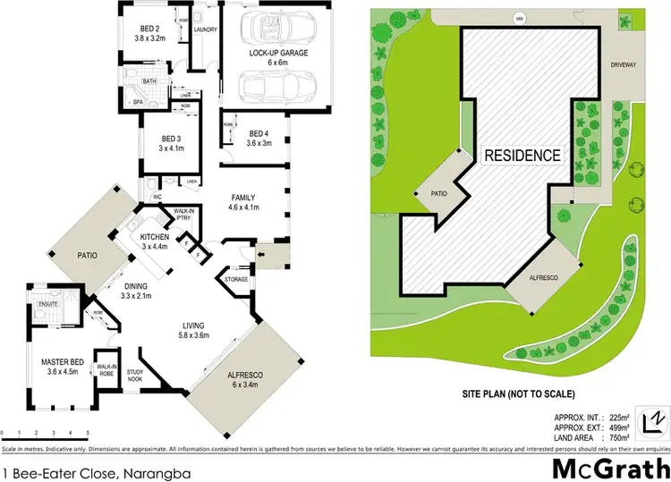 Floorplan of Homely house listing, 1 Bee-Eater Close, Narangba QLD 4504