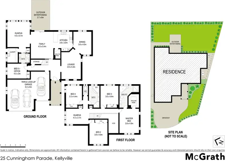 Floorplan of Homely house listing, 25 Cunningham Parade, Kellyville NSW 2155