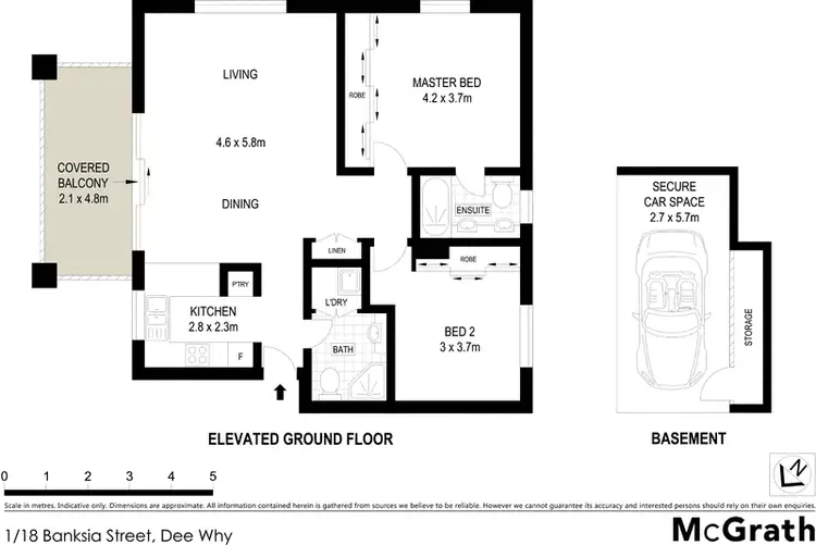 Floorplan of Homely apartment listing, 1/18 Banksia Street, Dee Why NSW 2099