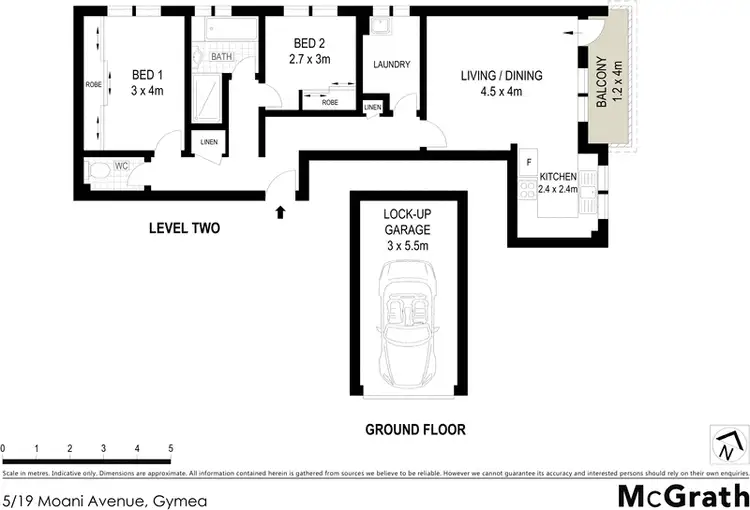 Floorplan of Homely apartment listing, 5/19 Moani Avenue, Gymea NSW 2227