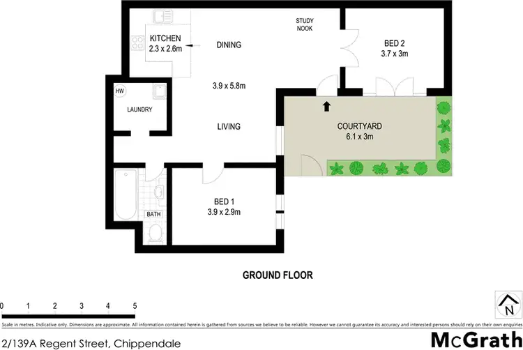 Floorplan of Homely apartment listing, 2/139A Regent Street, Chippendale NSW 2008