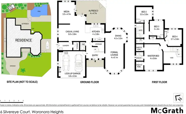 Floorplan of Homely house listing, 6 Silvereye Court, Woronora Heights NSW 2233