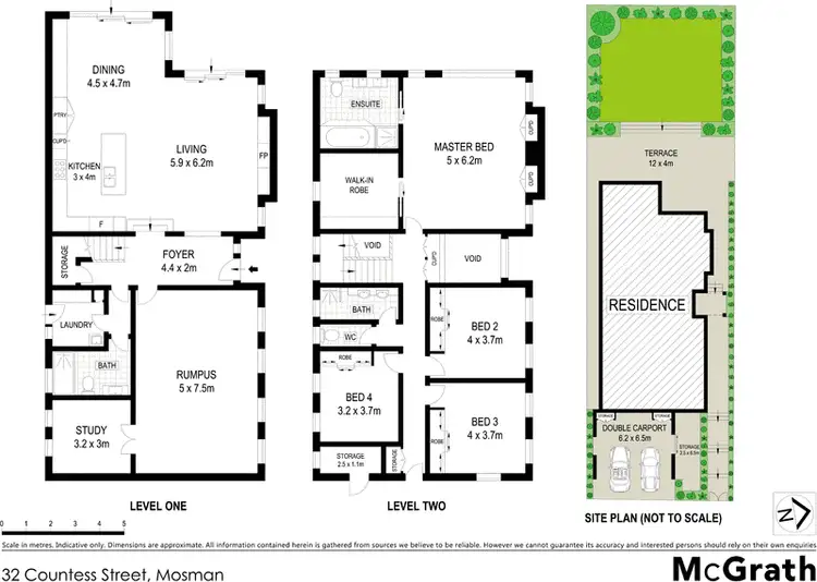 Floorplan of Homely house listing, 32 Countess Street, Mosman NSW 2088