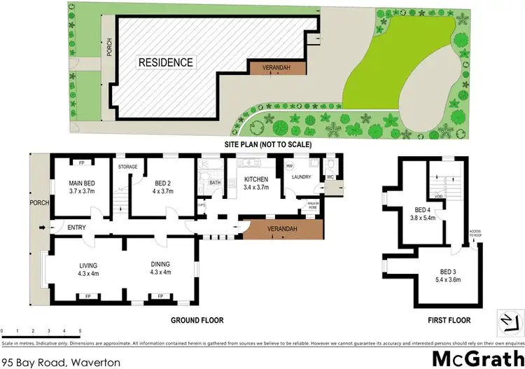 Floorplan of Homely house listing, 95 Bay Road, Waverton NSW 2060