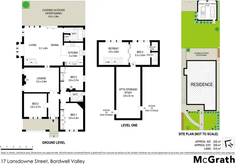 Floorplan of Homely house listing, 17 Lansdowne Street, Bardwell Valley NSW 2207