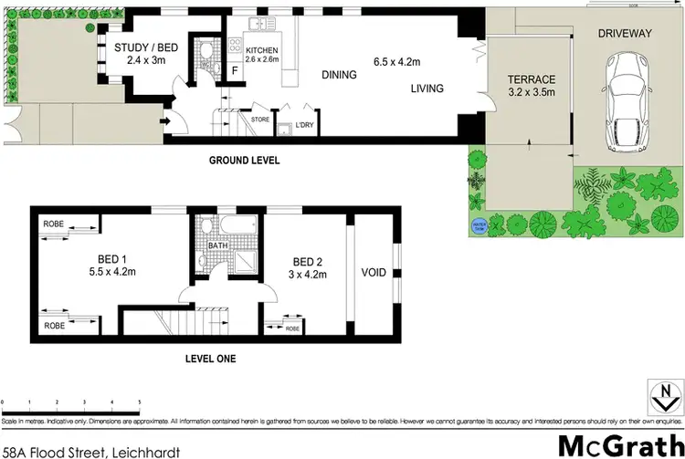 Floorplan of Homely house listing, 58A Flood Street, Leichhardt NSW 2040