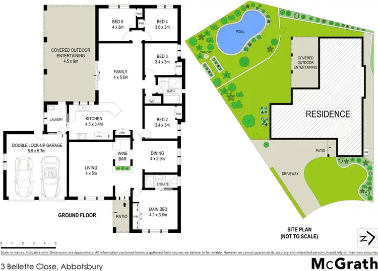 Floorplan of Homely house listing, 3 Bellette Close, Abbotsbury NSW 2176