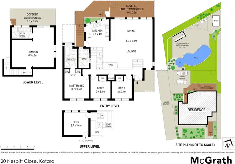 Floorplan of Homely house listing, 20 Nesbitt Close, Kotara NSW 2289