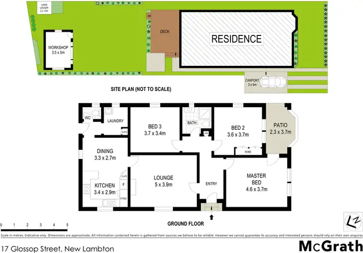 Floorplan of Homely house listing, 17 Glossop Street, New Lambton NSW 2305