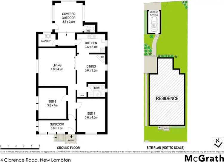 Floorplan of Homely house listing, 4 Clarence Road, New Lambton NSW 2305