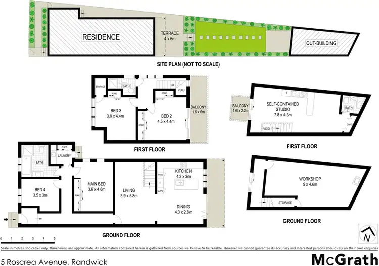 Floorplan of Homely house listing, 5 Roscrea Avenue, Randwick NSW 2031