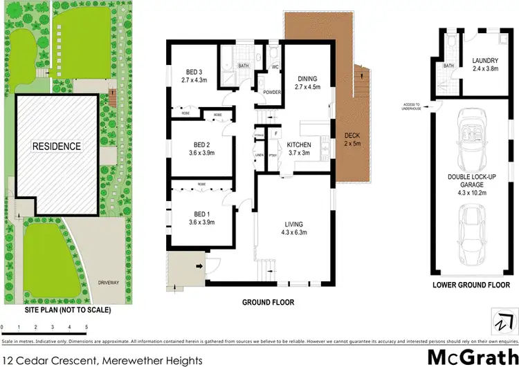 Floorplan of Homely house listing, 12 Cedar Crescent, Merewether Heights NSW 2291