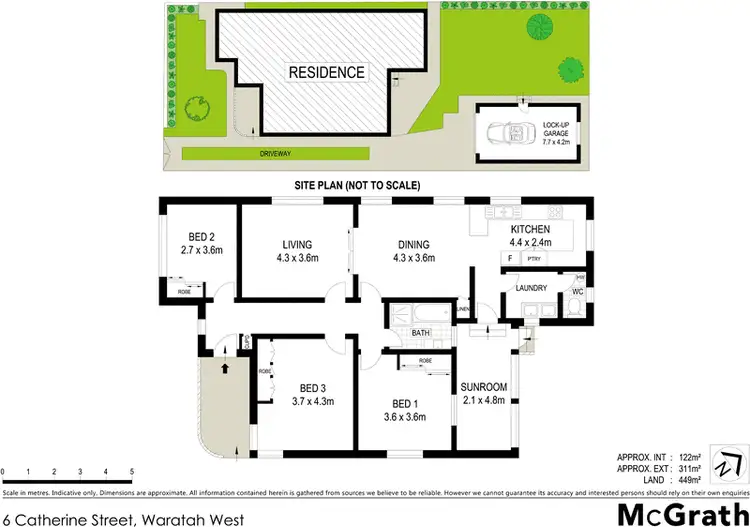Floorplan of Homely house listing, 6 Catherine Street, Waratah West NSW 2298