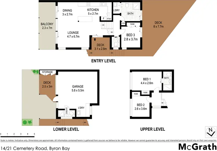 Floorplan of Homely house listing, 14/21 Cemetery Road, Byron Bay NSW 2481