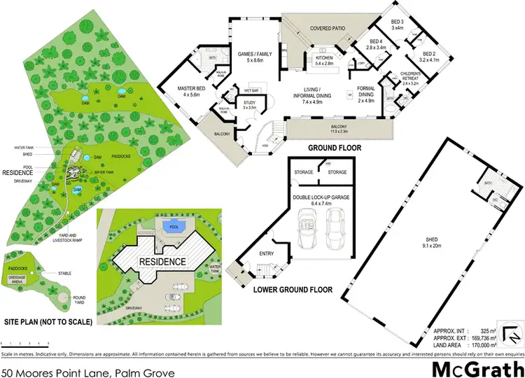 Floorplan of Homely house listing, 50 Moores Point Lane, Palm Grove NSW 2258