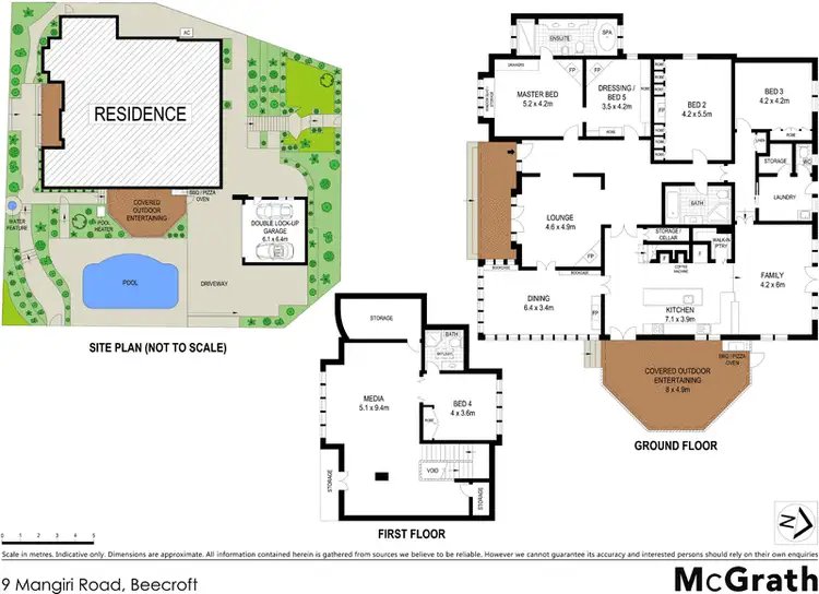 Floorplan of Homely house listing, 9 Mangiri Road, Beecroft NSW 2119