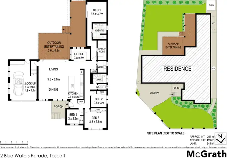 Floorplan of Homely house listing, 2 Blue Waters Parade, Tascott NSW 2250