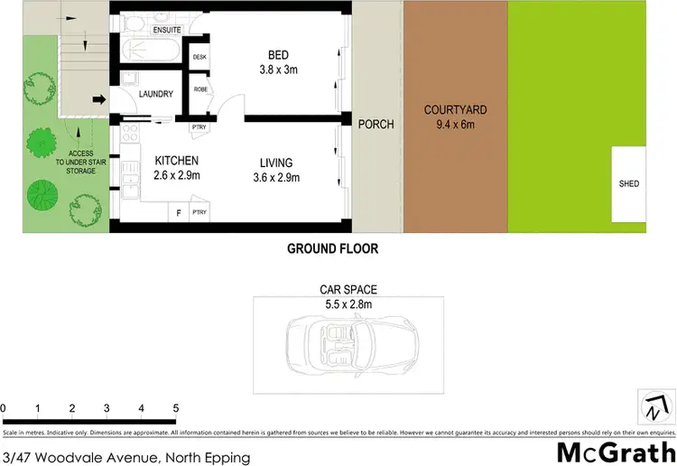 Floorplan of Homely apartment listing, 3/47 Woodvale Avenue, North Epping NSW 2121