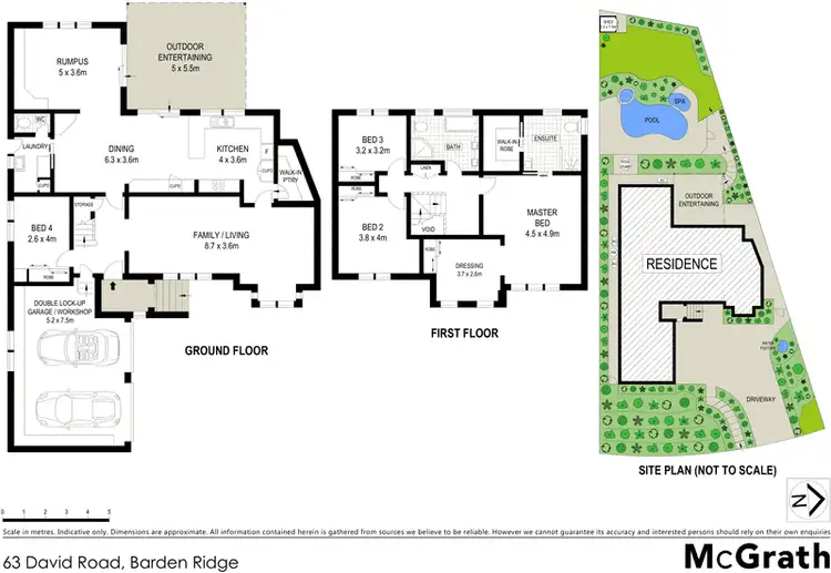 Floorplan of Homely house listing, 63 David Road, Barden Ridge NSW 2234