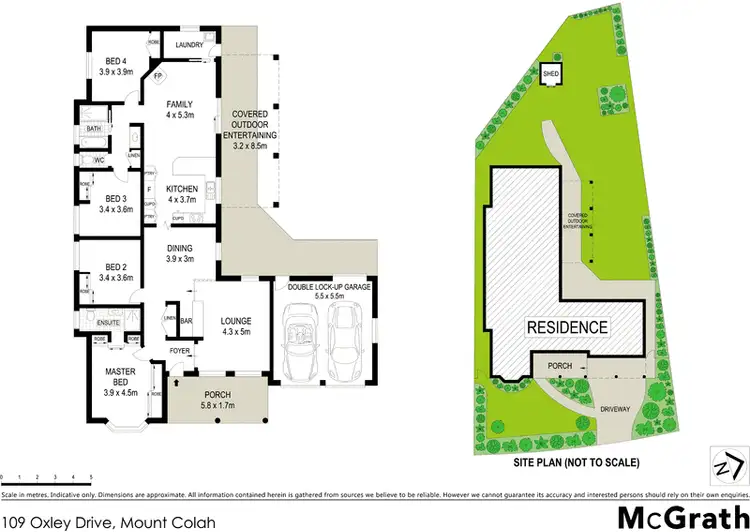 Floorplan of Homely house listing, 109 Oxley Drive, Mount Colah NSW 2079