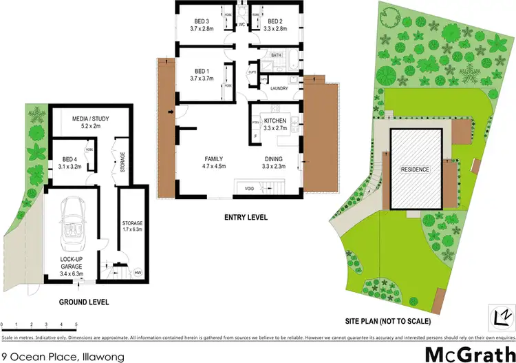 Floorplan of Homely house listing, 9 Ocean Place, Illawong NSW 2234