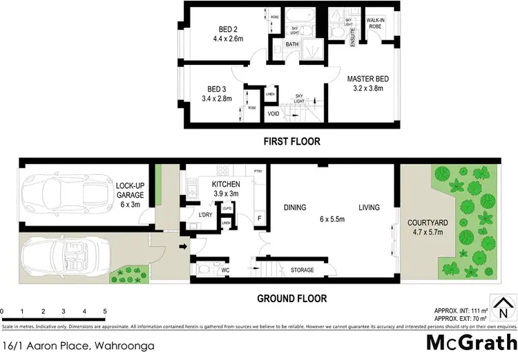 Floorplan of Homely townhouse listing, 16/1 Aaron Place, Wahroonga NSW 2076
