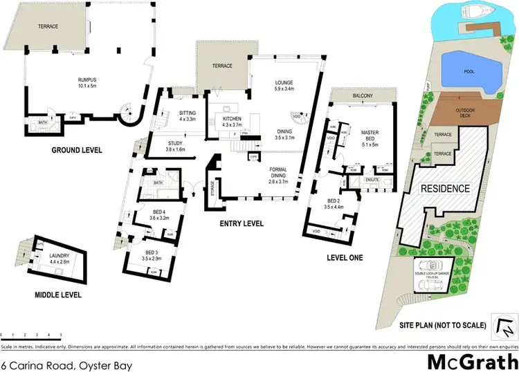Floorplan of Homely house listing, 6 Carina Road, Oyster Bay NSW 2225