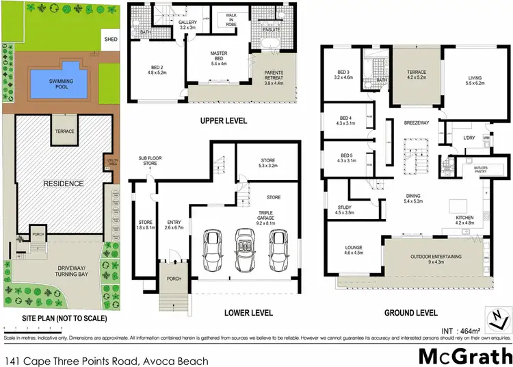 Floorplan of Homely house listing, 141 Cape Three Points Road, Avoca Beach NSW 2251