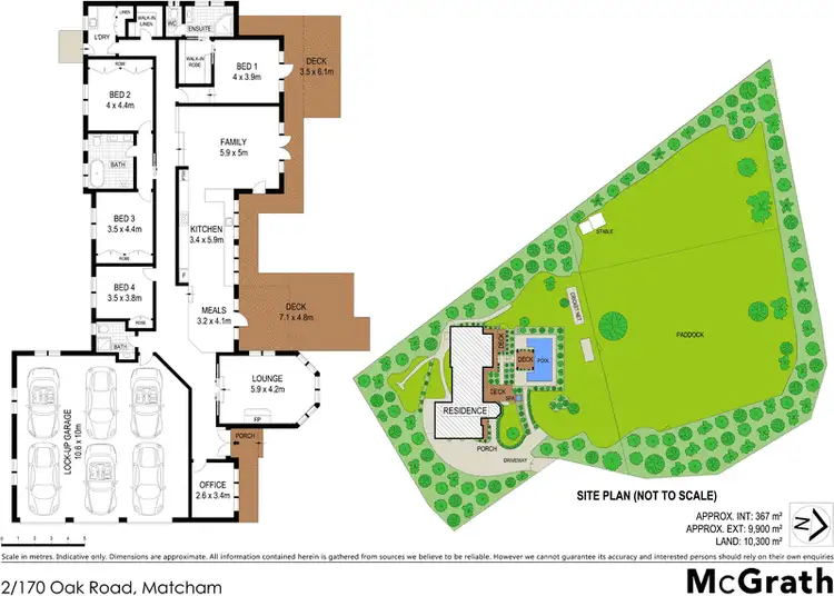 Floorplan of Homely rural property listing, 2/170 Oak Road, Matcham NSW 2250