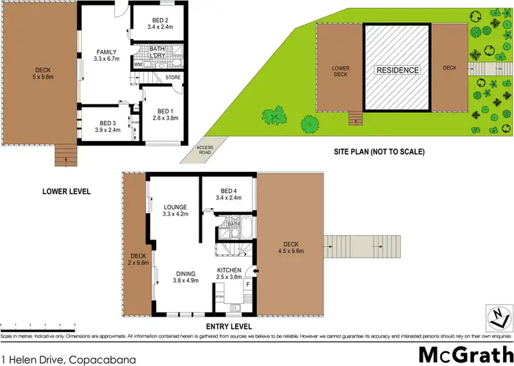 Floorplan of Homely house listing, 1 helen Drive, Copacabana NSW 2251
