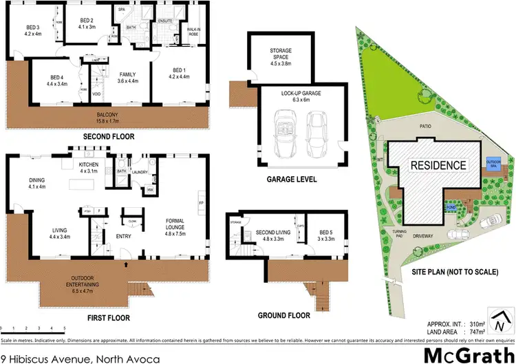 Floorplan of Homely house listing, 9 Hibiscus Avenue, North Avoca NSW 2260