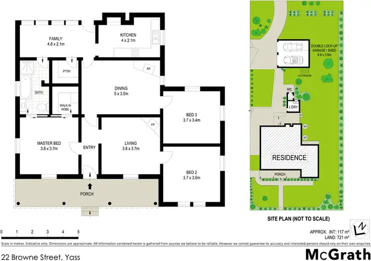 Floorplan of Homely house listing, 22 Browne Street, Yass NSW 2582
