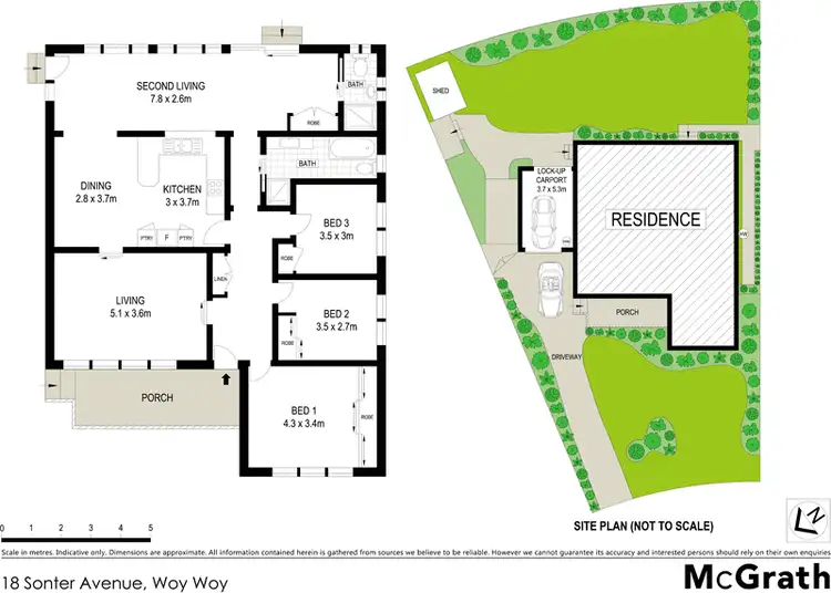 Floorplan of Homely house listing, 18 Sonter Avenue, Woy Woy NSW 2256