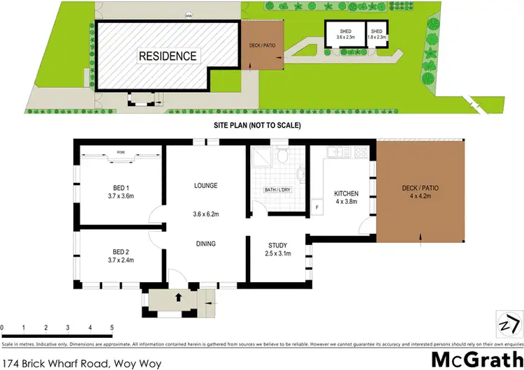 Floorplan of Homely house listing, 174 Brick Wharf Road, Woy Woy NSW 2256
