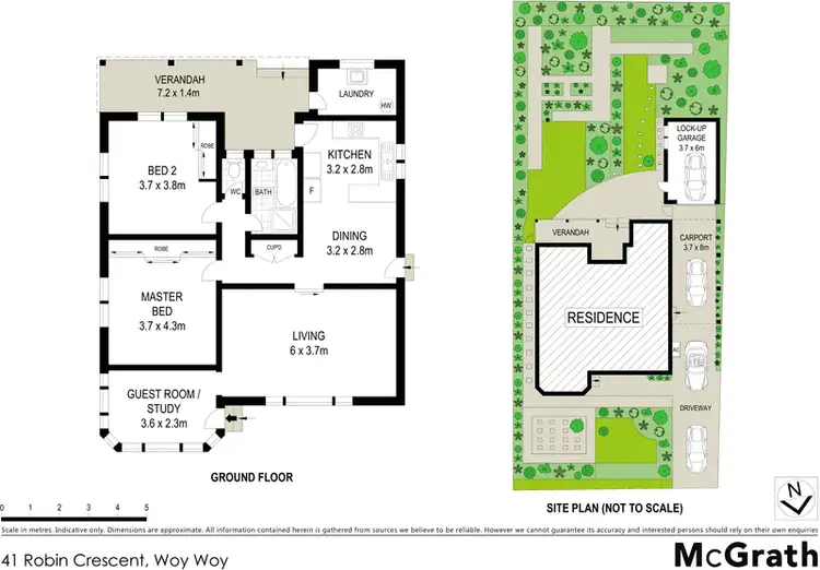 Floorplan of Homely house listing, 41 Robin Crescent, Woy Woy NSW 2256