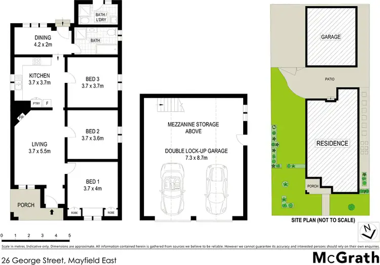 Floorplan of Homely house listing, 26 George Street, Mayfield East NSW 2304