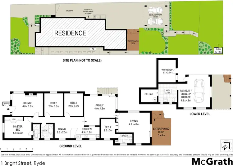 Floorplan of Homely house listing, 1 Bright Street, Ryde NSW 2112