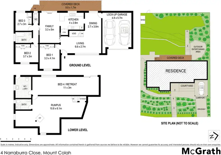 Floorplan of Homely house listing, 4 Narraburra Close, Mount Colah NSW 2079