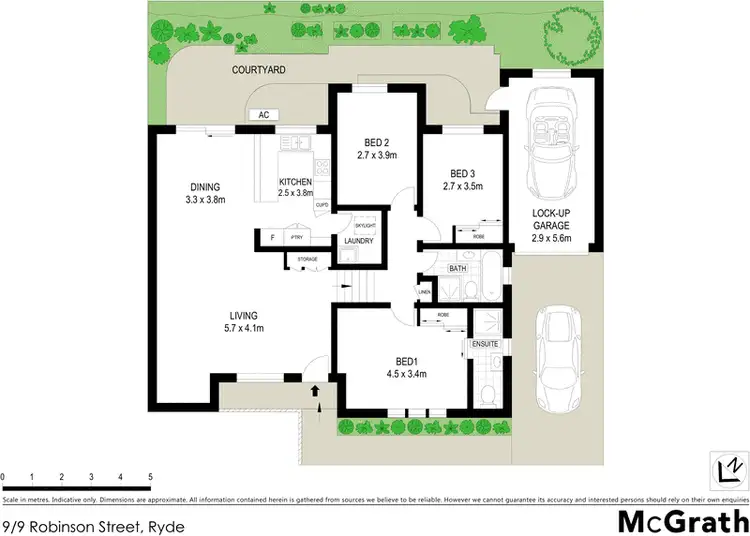 Floorplan of Homely villa listing, 9/9 Robinson Street, Ryde NSW 2112