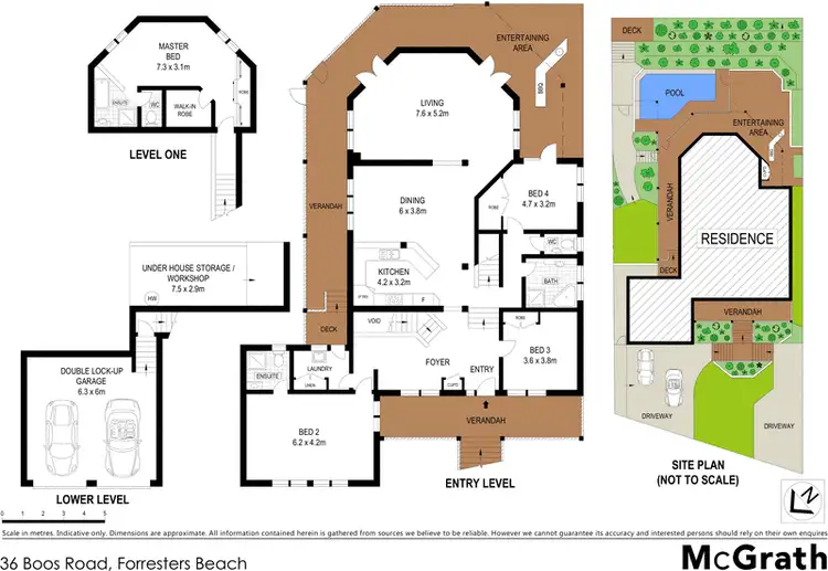 Floorplan of Homely house listing, 36 Boos Road, Forresters Beach NSW 2260