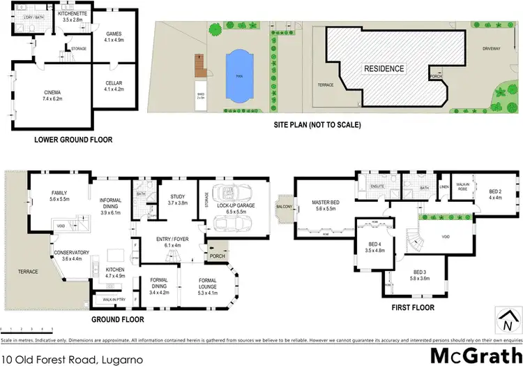 Floorplan of Homely house listing, 10 Old Forest Road, Lugarno NSW 2210