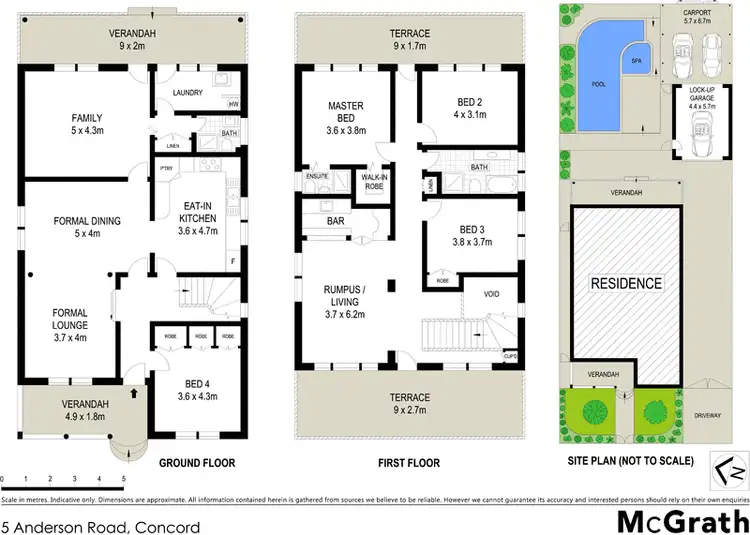Floorplan of Homely house listing, 5 Anderson Road, Concord NSW 2137