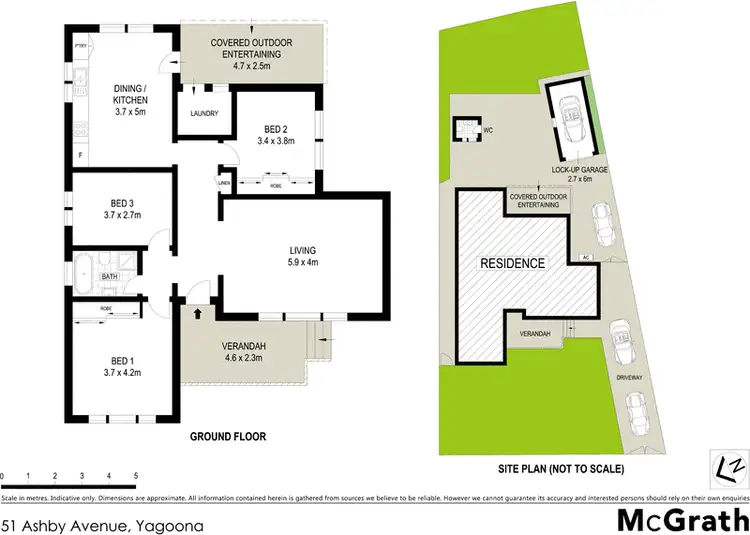 Floorplan of Homely house listing, 51 Ashby Avenue, Yagoona NSW 2199