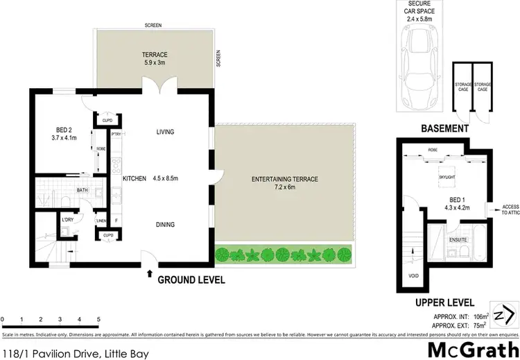 Floorplan of Homely apartment listing, 118/1 Pavilion Drive, Little Bay NSW 2036