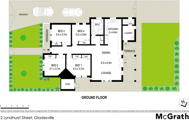 Floorplan of Homely house listing, 2 Lyndhurst Street, Gladesville NSW 2111
