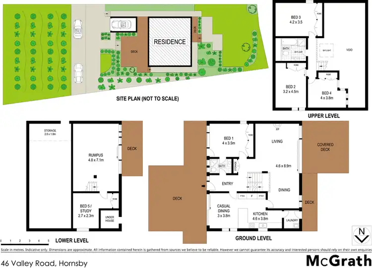 Floorplan of Homely house listing, 46 Valley Road, Hornsby NSW 2077