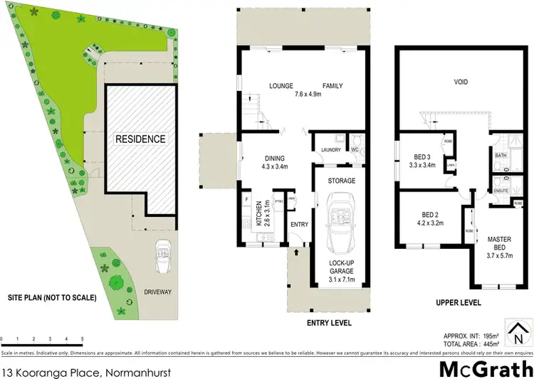 Floorplan of Homely townhouse listing, 13 Kooranga Place, Normanhurst NSW 2076