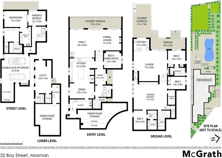 Floorplan of Homely house listing, 52 Bay Street, Mosman NSW 2088